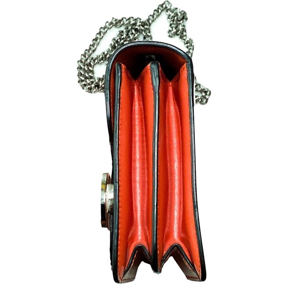 Vintage Orange Gucci Leather Bag - Picture 6 of 7